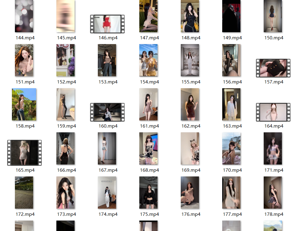 600部 精选美女舞蹈视频素材合集